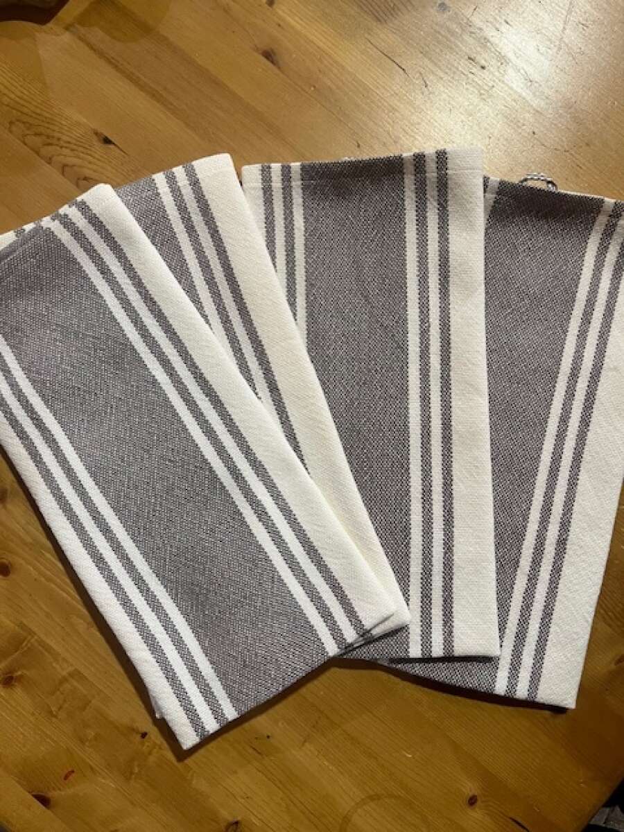 Grain Sack Style Tea Towels