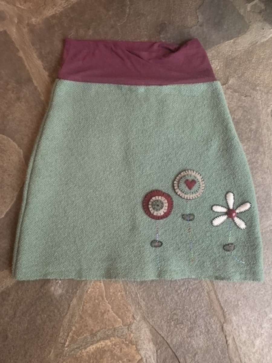 Butt Warmer/Skirt Pale Green  SOLD