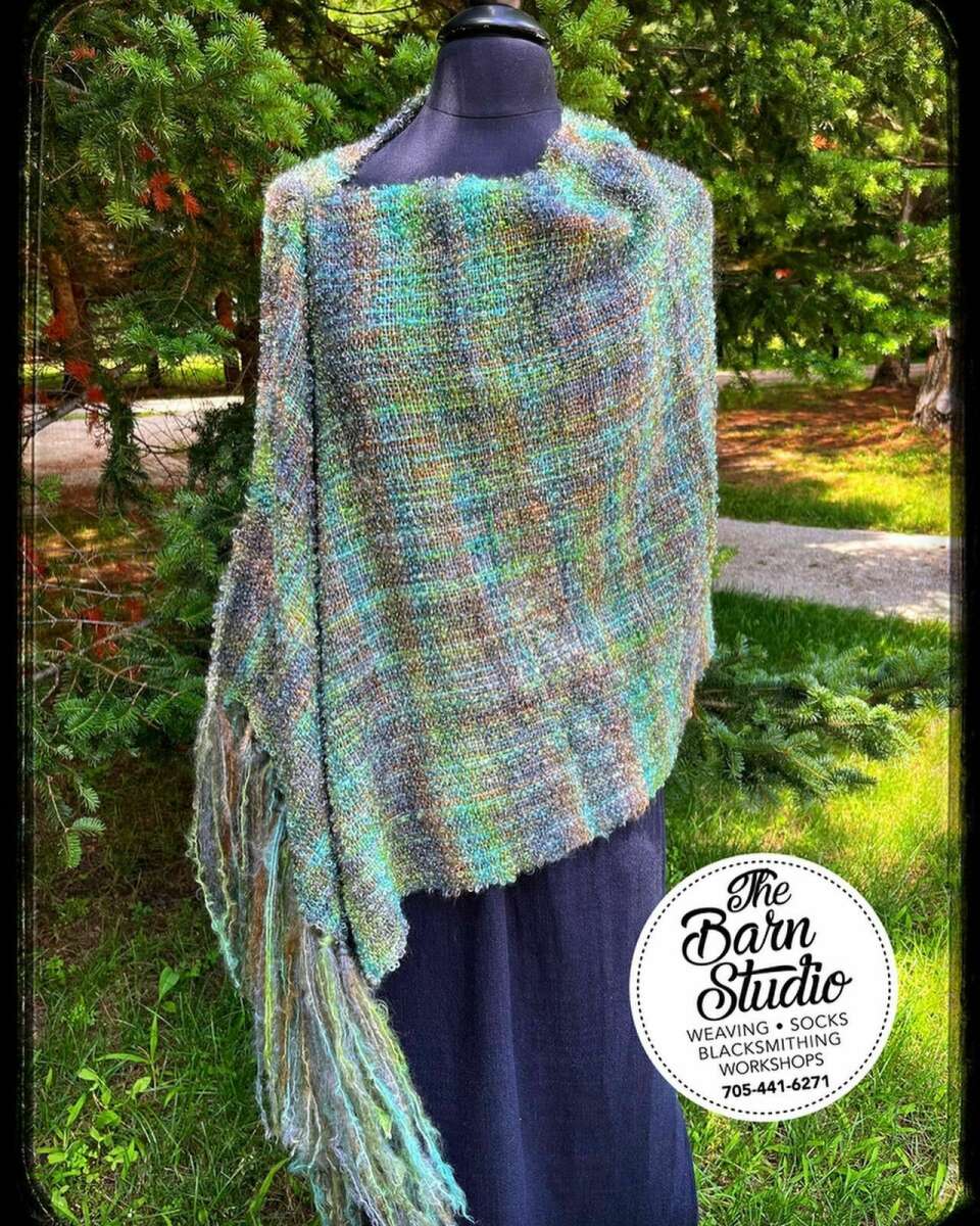 Torngat Mohair Shawl/Poncho   *sold